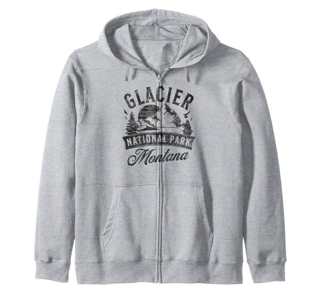 Glacier National Park Montana Usa Outdoor T-Shirt - Trendy Graphic Unisex - T-Shirt, Sweatshirt, Hoodie