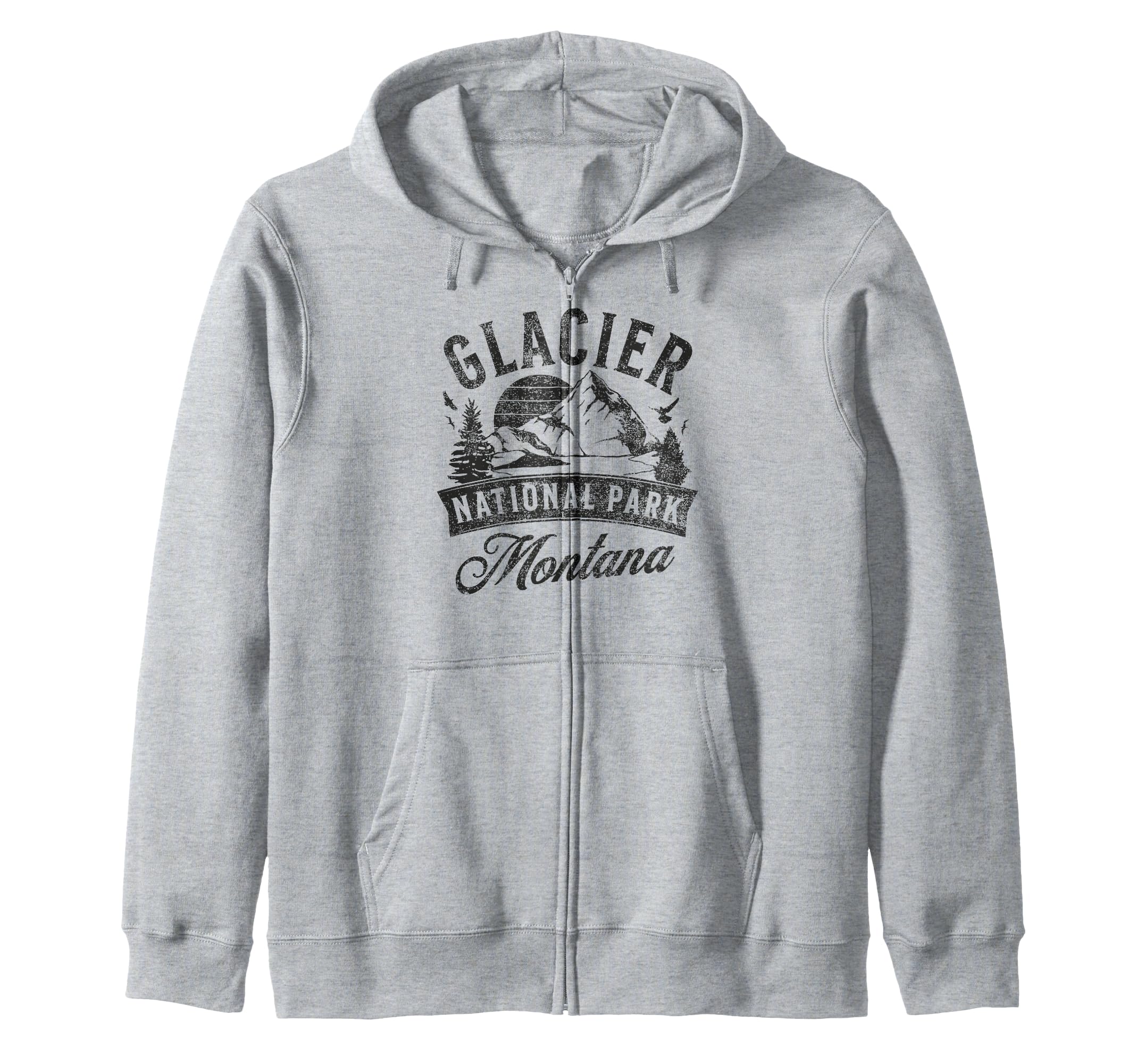 Glacier National Park Montana Usa Outdoor T-Shirt - Trendy Graphic Unisex - T-Shirt, Sweatshirt, Hoodie