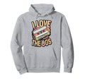 I Love 80S Cassette Tape Hoodie - Trendy Graphic Unisex - T-Shirt, Sweatshirt, Hoodie