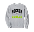 Soccer Mom Soccer Player Soccer Sweatshirt - Trendy Graphic Men Women - T-Shirt, Sweatshirt, Hoodie