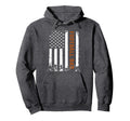 Football Dad Flag Usa Gift Football Dad Hoodie - Minimalist Print Unisex - T-Shirt, Sweatshirt, Hoodie