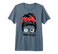 Mom Life Messy Bun Hair Funny T-Shirt - Trendy Graphic Men Women - T-Shirt, Sweatshirt, Hoodie