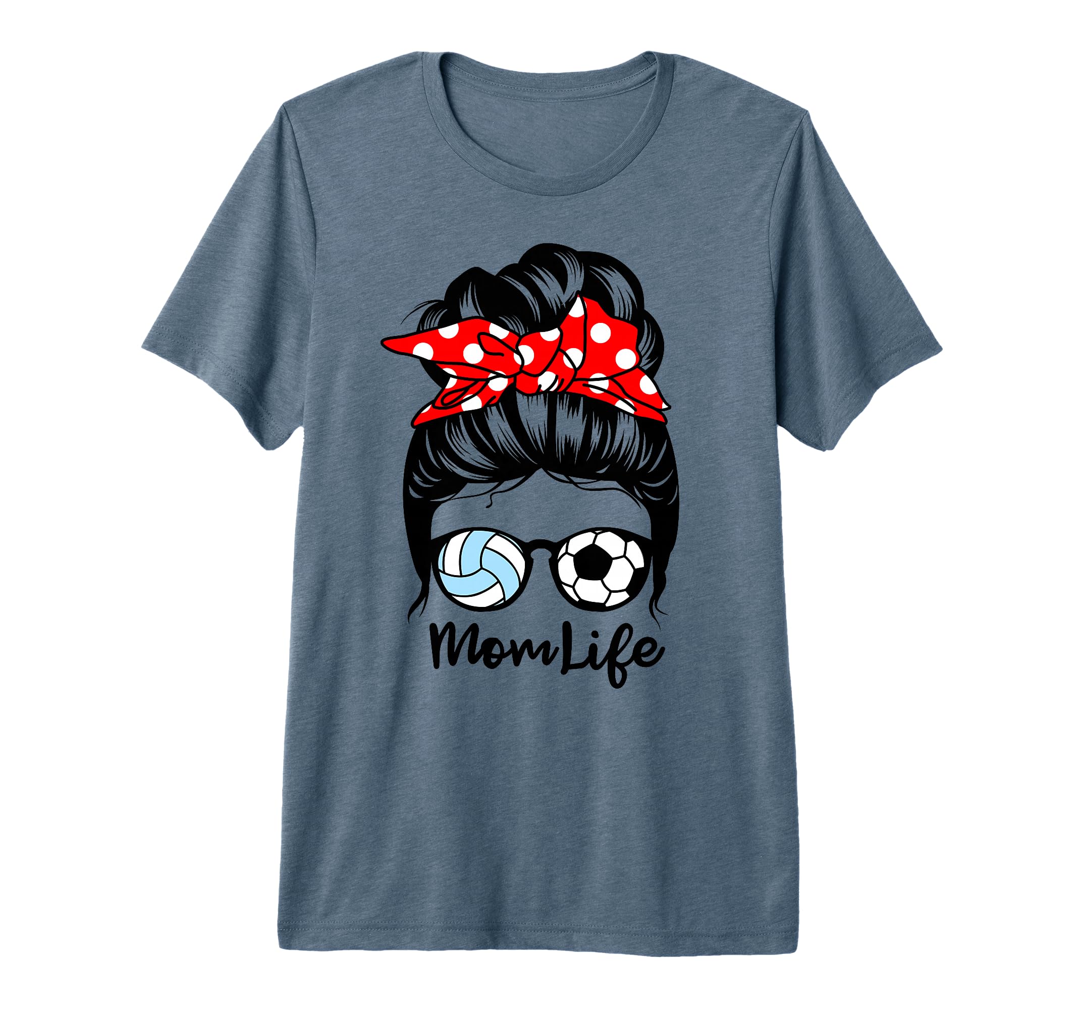 Mom Life Messy Bun Hair Funny T-Shirt - Trendy Graphic Men Women - T-Shirt, Sweatshirt, Hoodie