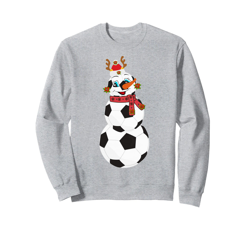 Soccer Balls Snowman Winter Sports Sweatshirt - Custom Art Print Unisex - T-Shirt, Sweatshirt, Hoodie