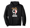 Ball Mom Funny Soccer Baseball Hoodie - Fun Novelty Design for Adults - T-Shirt, Sweatshirt, Hoodie