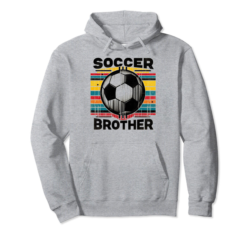 Soccer Brother Family Matching Team Hoodie - Minimalist Print Unisex - T-Shirt, Sweatshirt, Hoodie