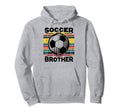 Soccer Brother Family Matching Team Hoodie - Minimalist Print Unisex - T-Shirt, Sweatshirt, Hoodie