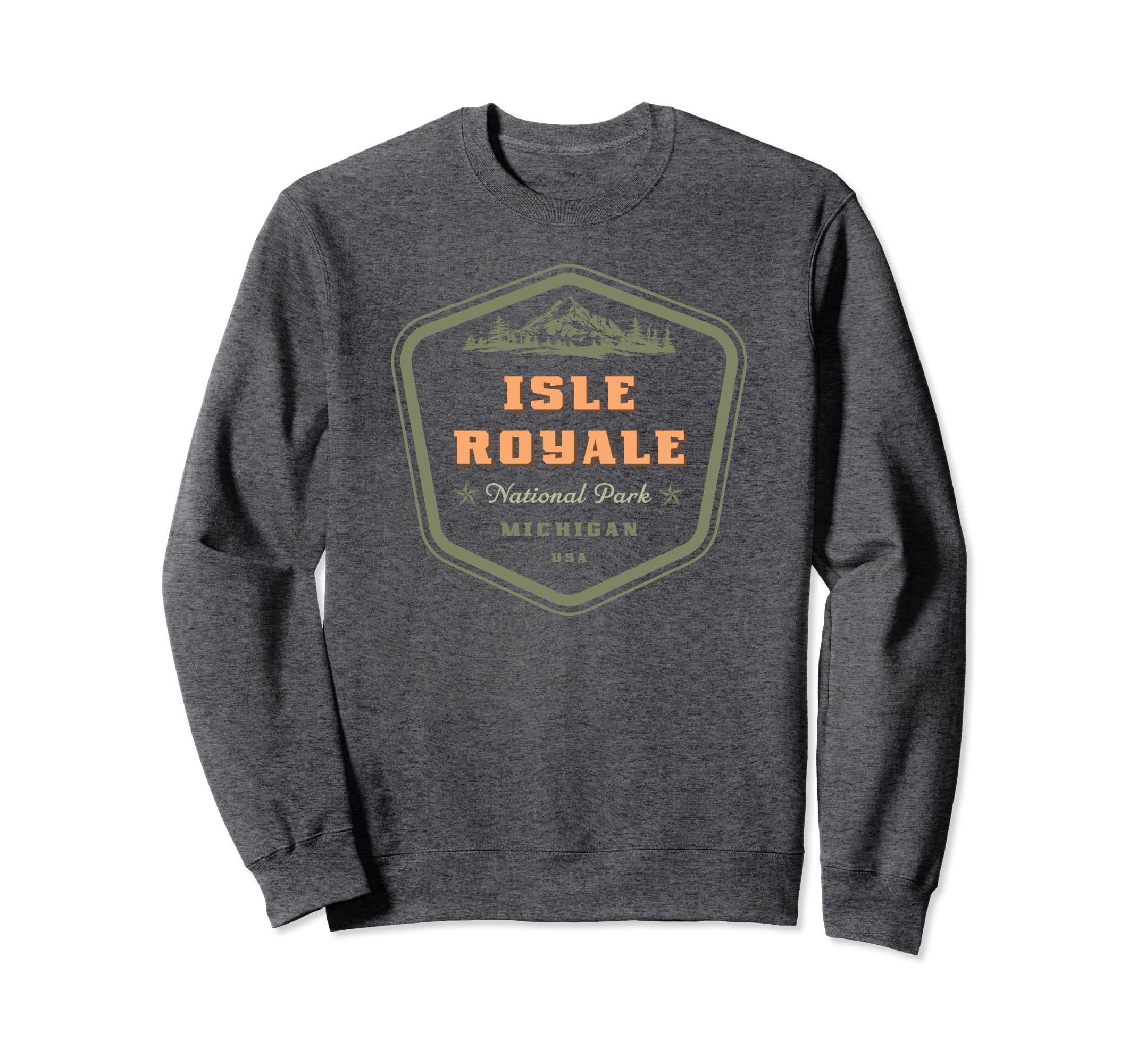 Isle Royale National Park Michigan Sweatshirt - Graphic Print Unisex - T-Shirt, Sweatshirt, Hoodie
