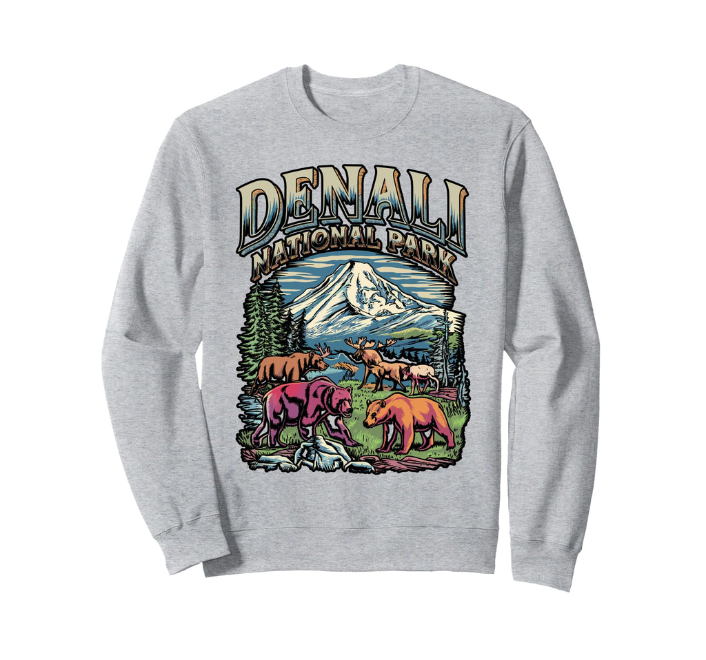 Denali National Park Sweatshirt - Graphic Print for Adults - T-Shirt, Sweatshirt, Hoodie