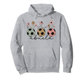 Soccer Abuela Wildflower Floral Spring Hoodie - Graphic Print for Adults - T-Shirt, Sweatshirt, Hoodie