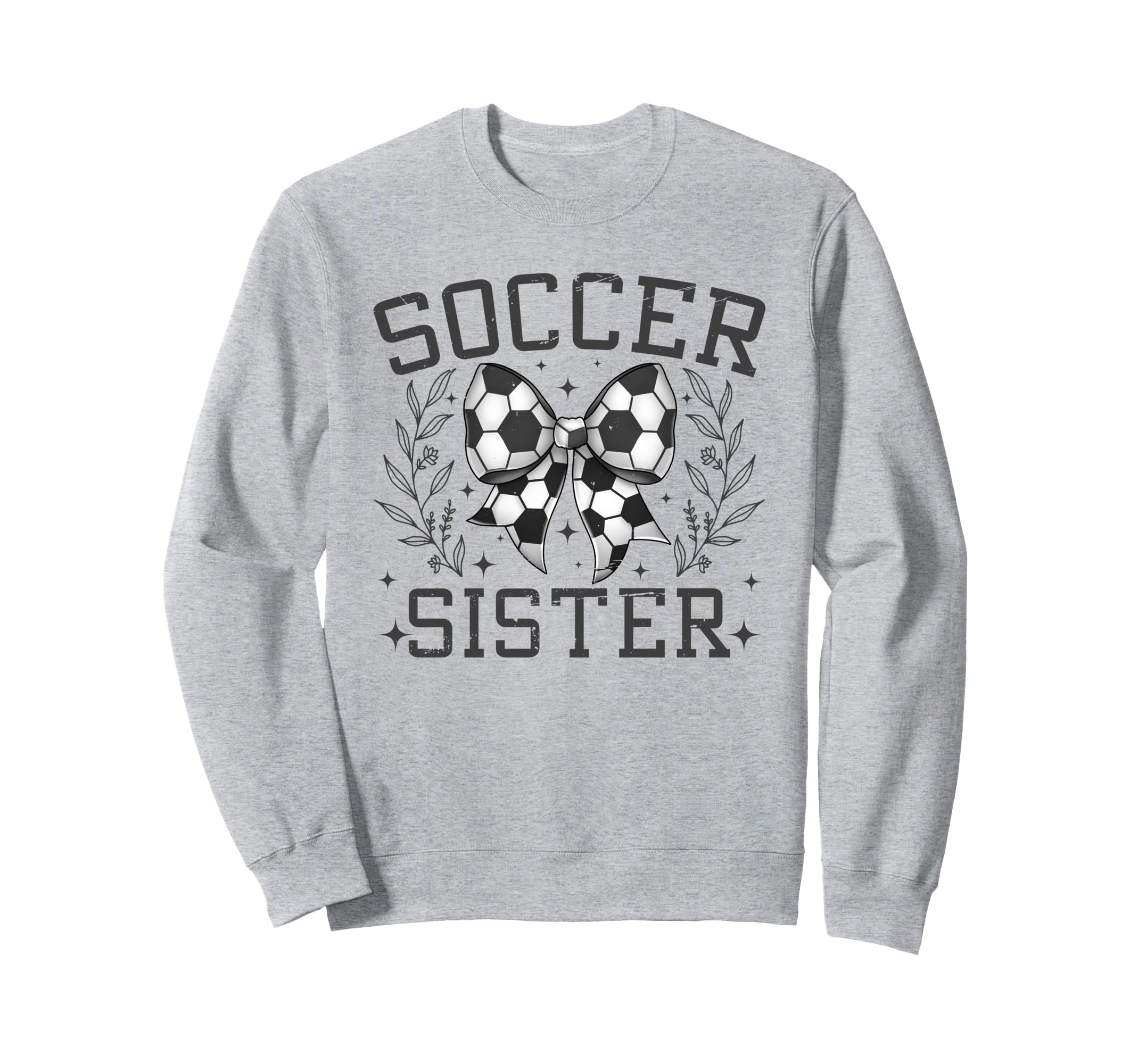 Coquette Bow Soccer Sister Game Day Sweatshirt - Custom Art Print Men Women - T-Shirt, Sweatshirt, Hoodie