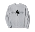 Football Heartbeat Soccer Lovers Sweatshirt - Graphic Print Unisex - T-Shirt, Sweatshirt, Hoodie