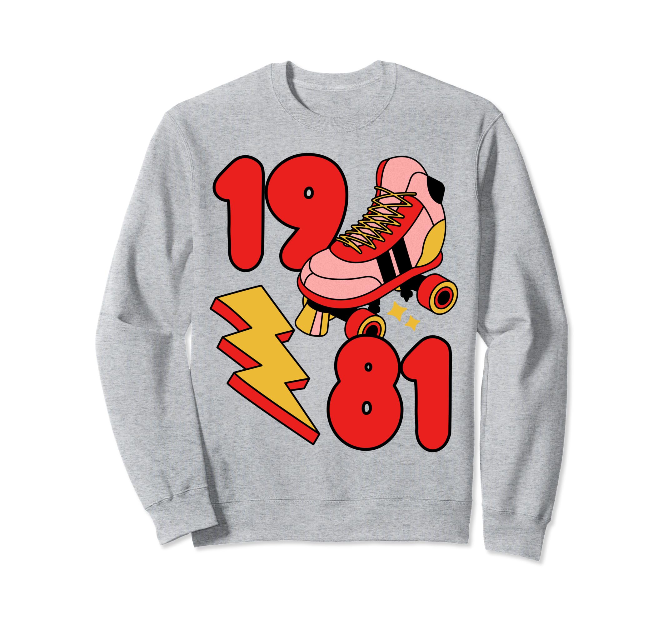 1981 Roller Skate 80S Nostalgia Sweatshirt - Trendy Graphic Unisex - T-Shirt, Sweatshirt, Hoodie