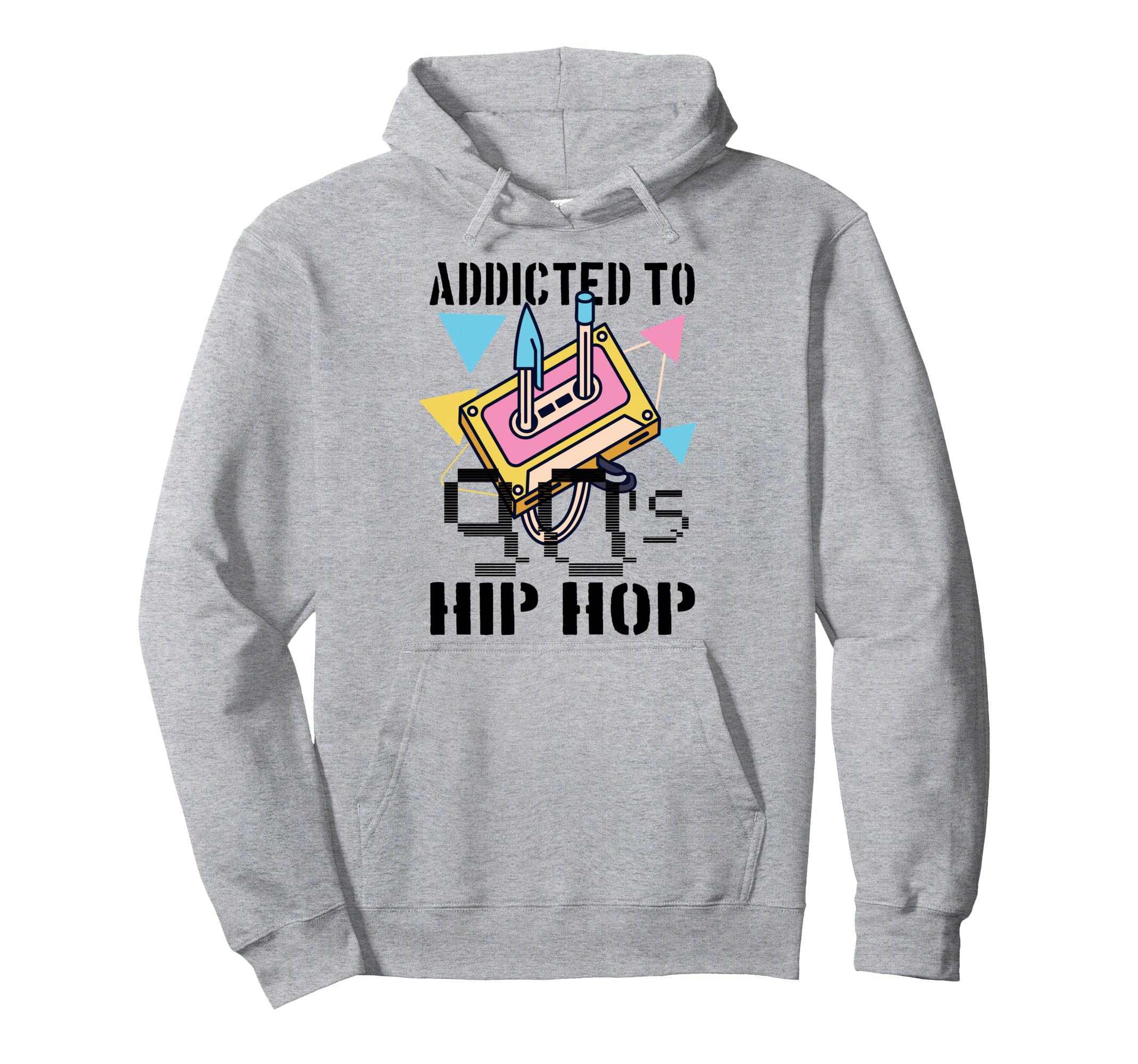 Addicted To 90S Hip Hop Gangster Hoodie - Casual Everyday Wear for Adults - T-Shirt, Sweatshirt, Hoodie