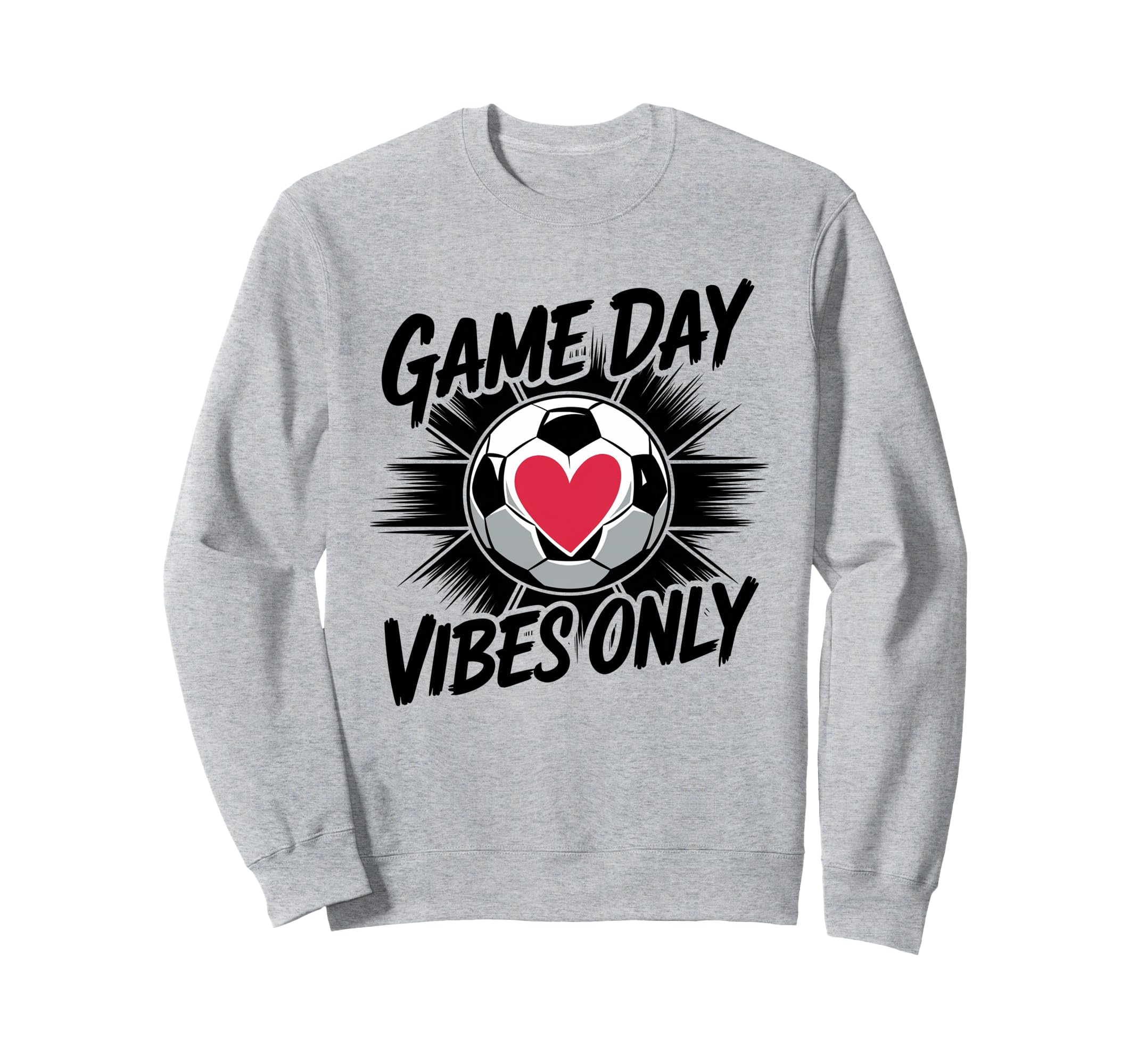 Groovy Soccer Soccer Game Day Vibes Sweatshirt - Fun Novelty Design Unisex - T-Shirt, Sweatshirt, Hoodie