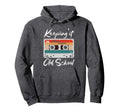 Keeping It Old School 80S 90S Cassette Hoodie - Trendy Graphic for Adults - T-Shirt, Sweatshirt, Hoodie