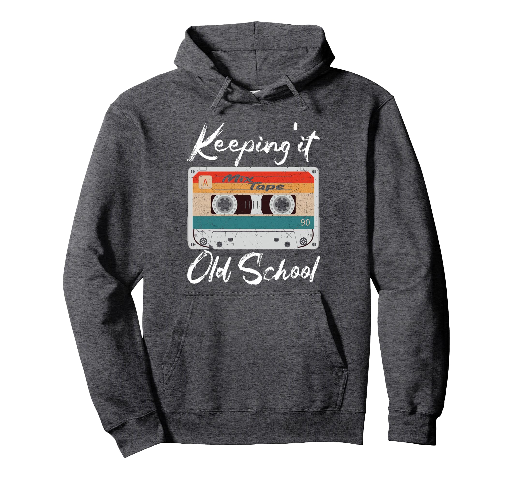 Keeping It Old School 80S 90S Cassette Hoodie - Trendy Graphic for Adults - T-Shirt, Sweatshirt, Hoodie