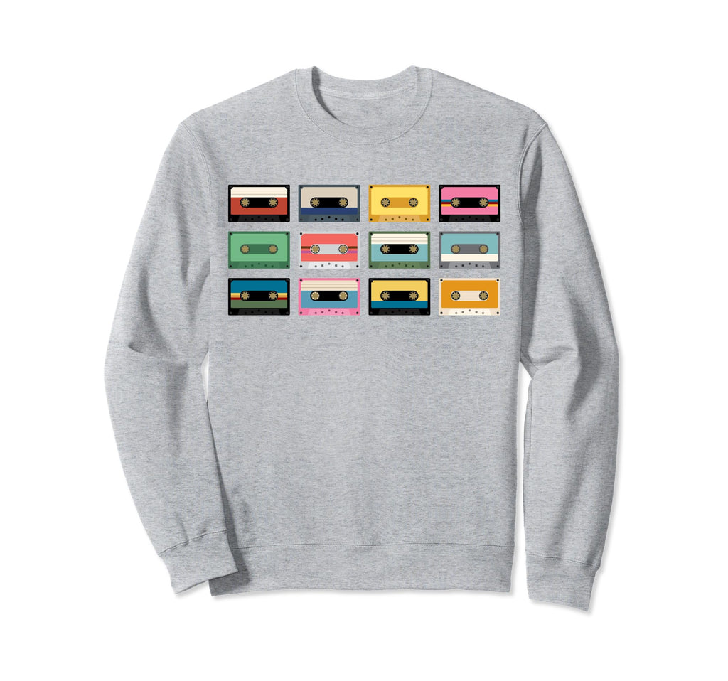 80S Rock Cassettes Rock Cassettes Sweatshirt - Streetwear Style Unisex - T-Shirt, Sweatshirt, Hoodie