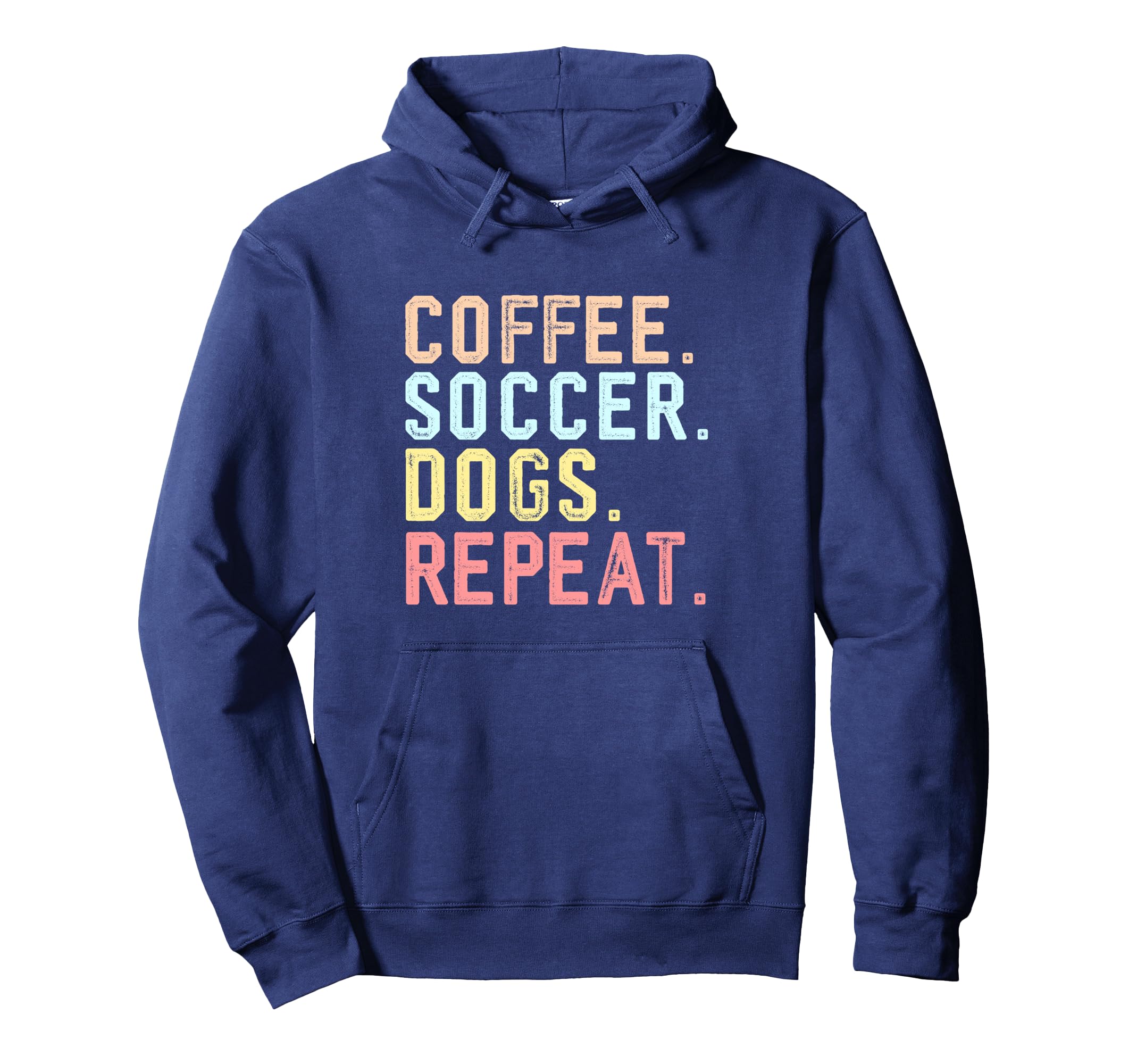 Funny Coffee And Dogs Soccer Football Mom Hoodie - Trendy Graphic Men Women - T-Shirt, Sweatshirt, Hoodie