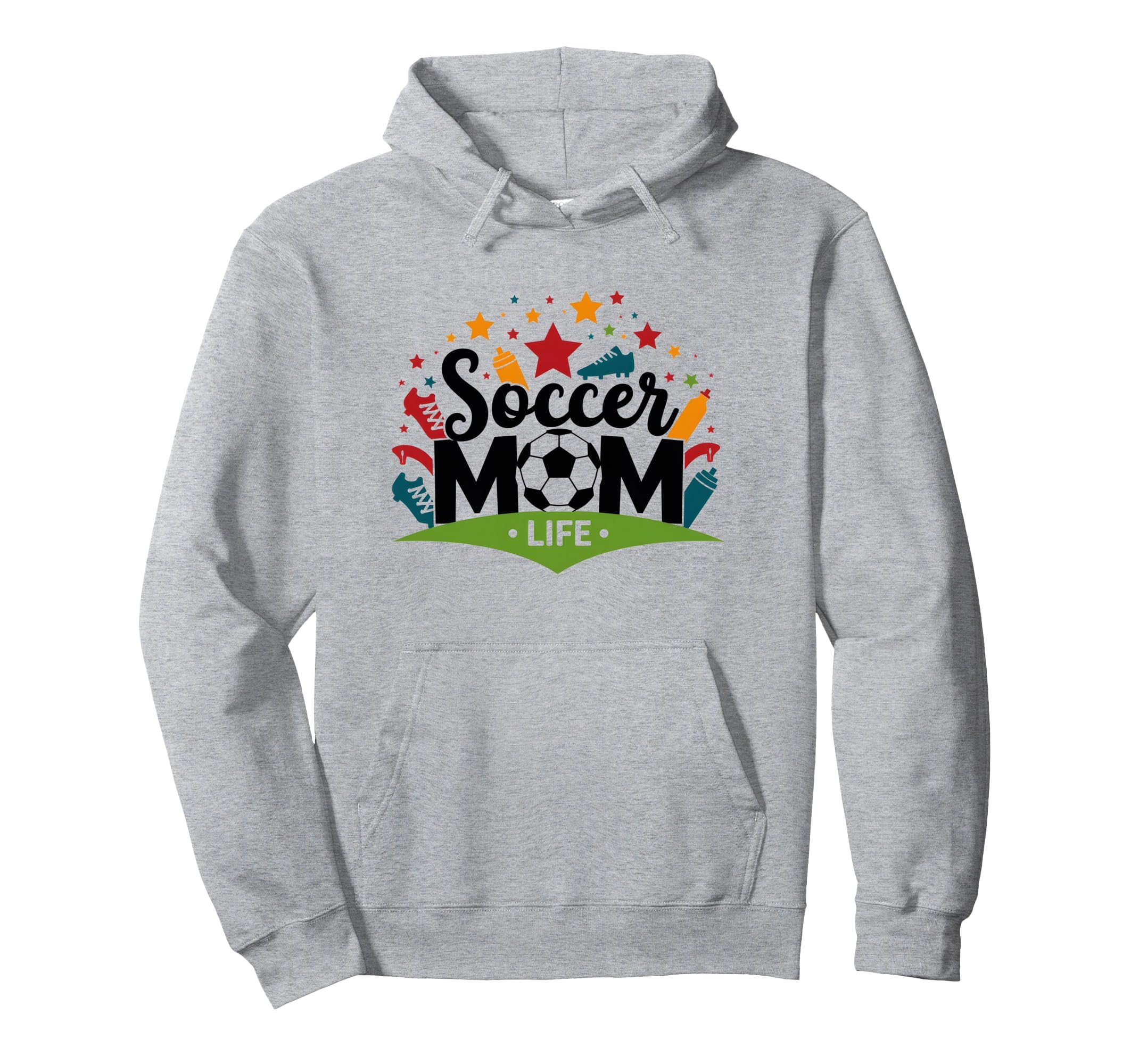 Soccer Mom Life Womens Sports Parent Hoodie - Custom Art Print for Adults - T-Shirt, Sweatshirt, Hoodie