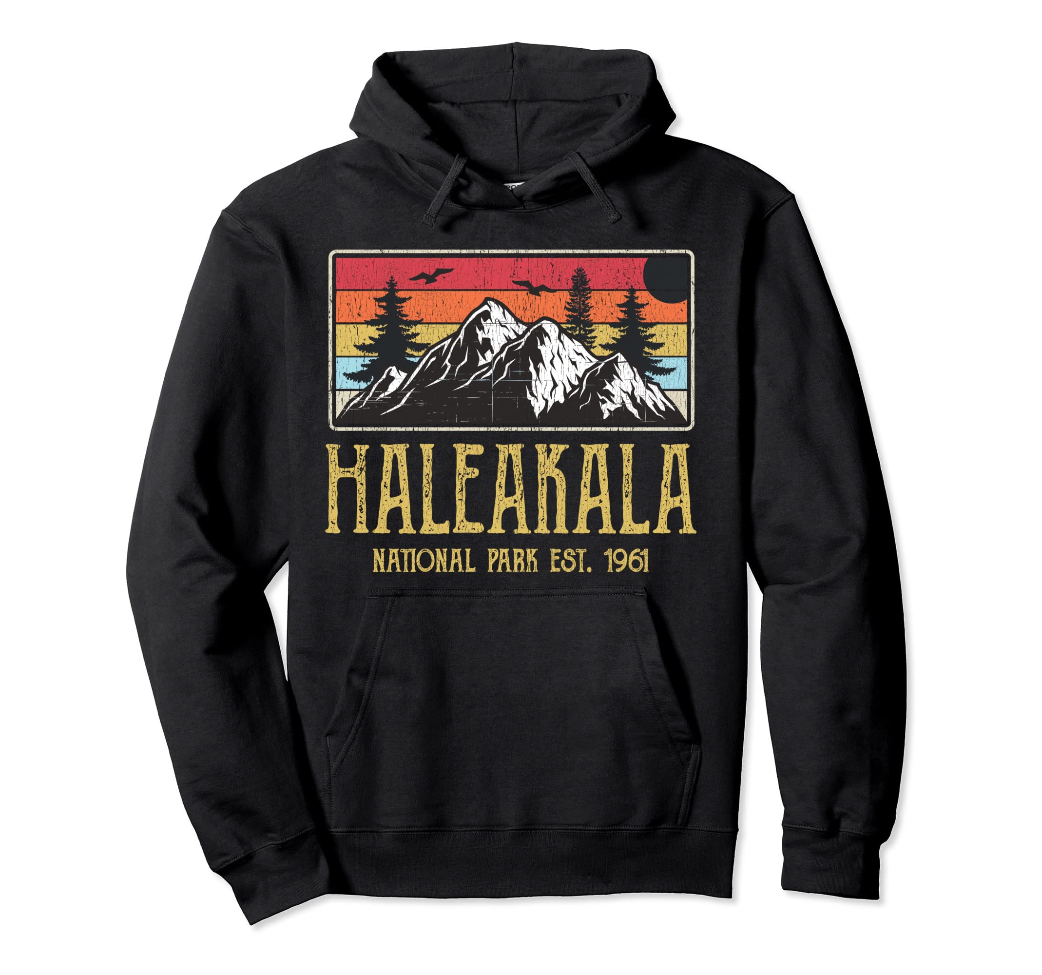 Haleakala National Park Mountains Hawaii Hoodie - Trendy Graphic Men Women - T-Shirt, Sweatshirt, Hoodie