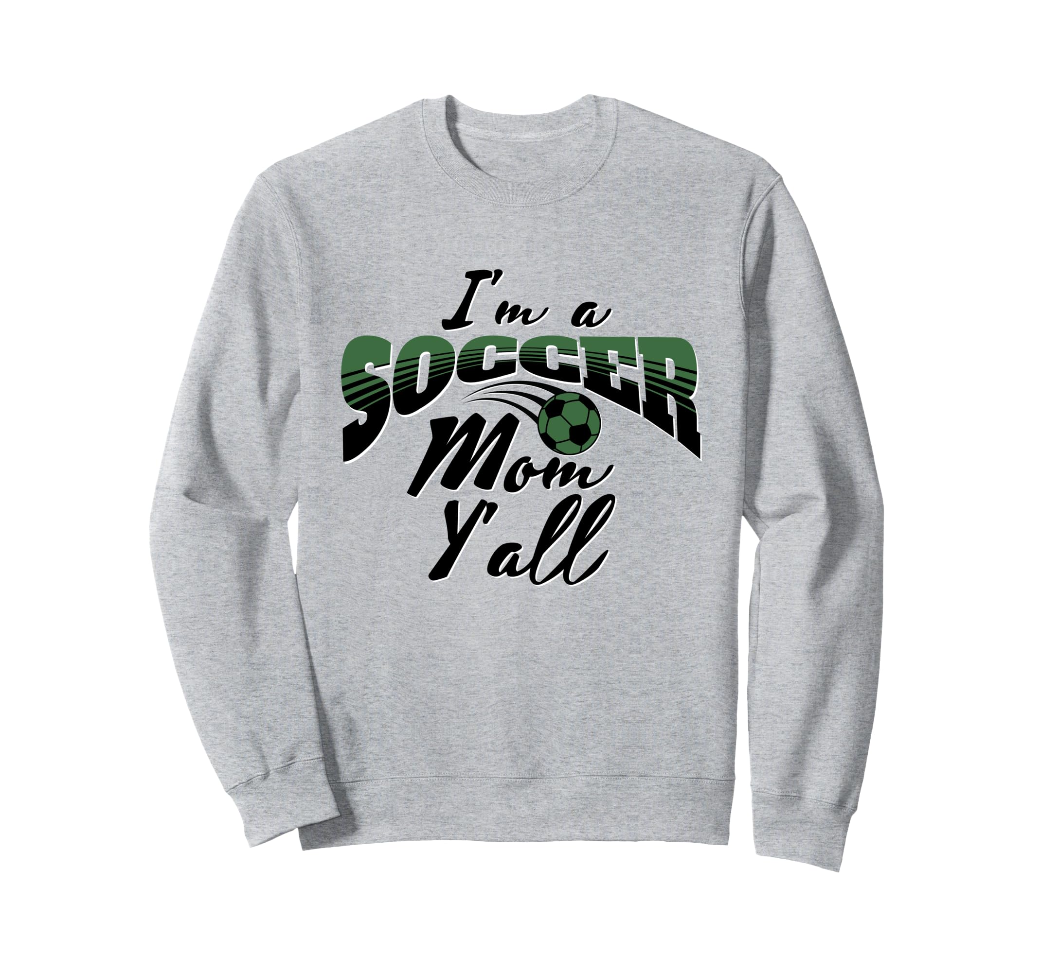 Mom Soccer Lover Soccer Mom Gift Dark Sweatshirt - Unique Graphic Unisex - T-Shirt, Sweatshirt, Hoodie