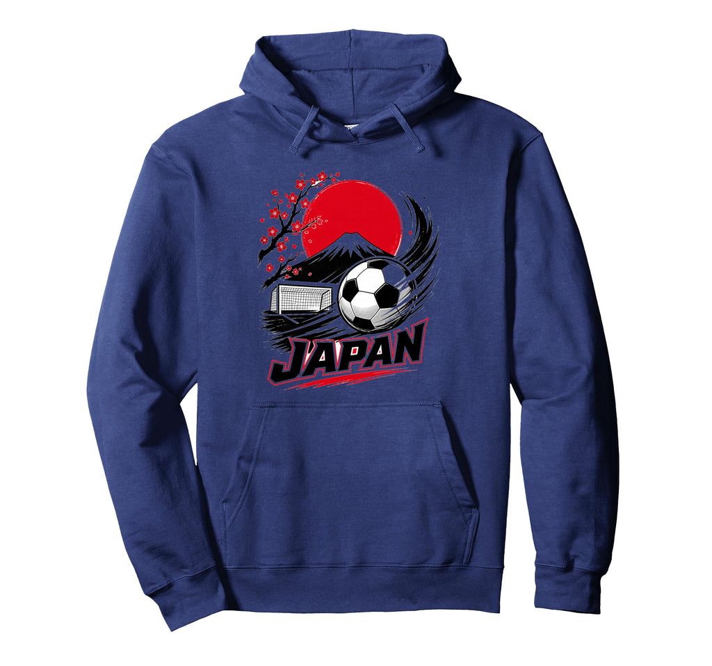 Football Collection Japan Soccer Hoodie - Trendy Graphic for Adults - T-Shirt, Sweatshirt, Hoodie