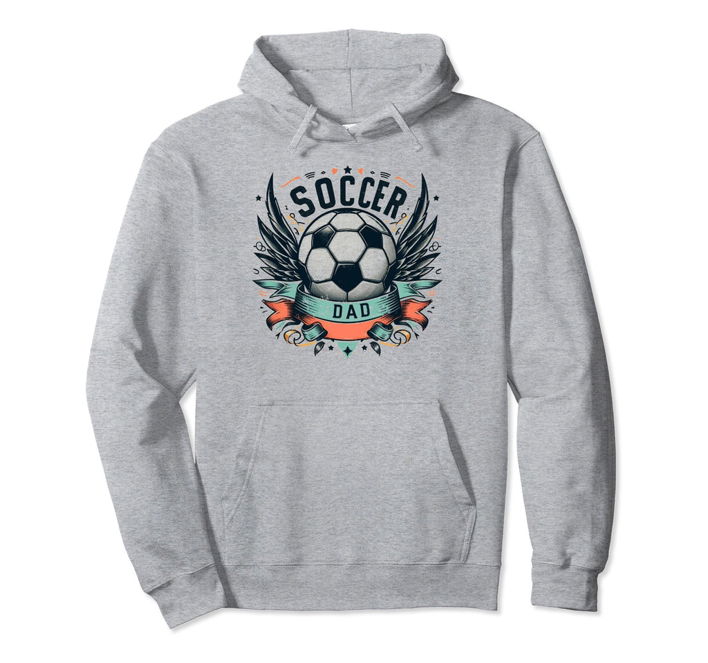 Soccer Dad Family Matching Dad Fathers Hoodie - Novelty Apparel for Adults - T-Shirt, Sweatshirt, Hoodie