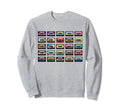80S Rock Cassettes Rock Cassettes Tapes Sweatshirt - Novelty Apparel Unisex - T-Shirt, Sweatshirt, Hoodie