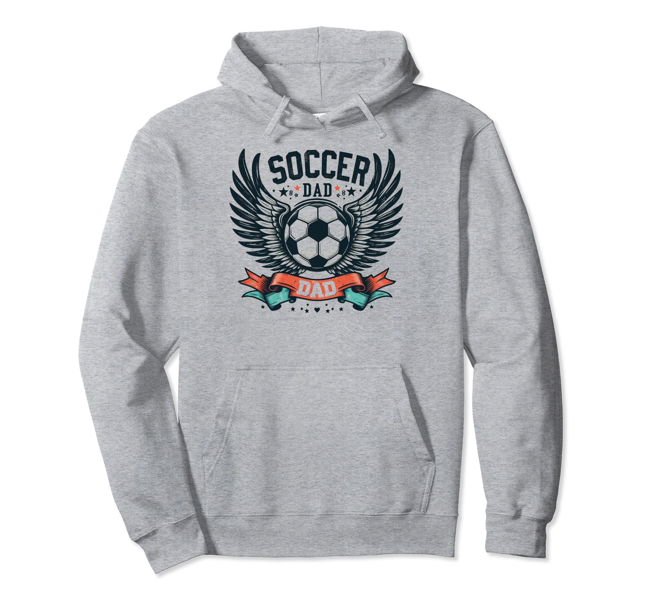Soccer Dad Family Matching Dad Hoodie - Fun Novelty Design for Adults - T-Shirt, Sweatshirt, Hoodie