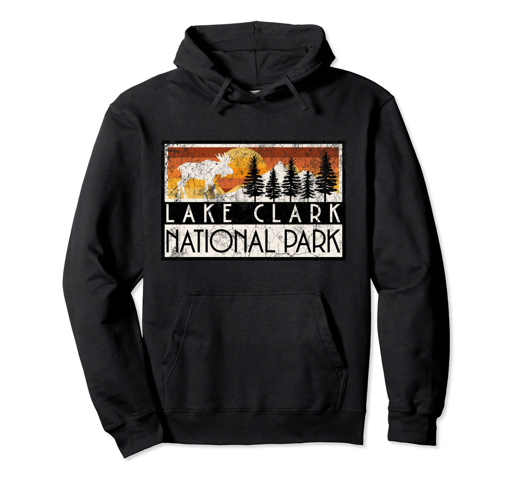 Lake Clark National Park Alaska Hoodie - Fun Novelty Design for Adults - T-Shirt, Sweatshirt, Hoodie