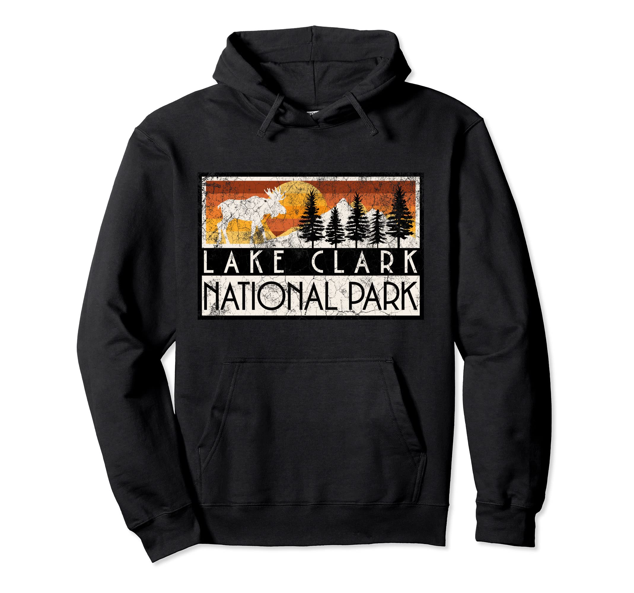 Lake Clark National Park Alaska Hoodie - Fun Novelty Design for Adults - T-Shirt, Sweatshirt, Hoodie
