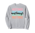 Mustangs Team Mascot School Sweatshirt - Aesthetic Graphic for Adults - T-Shirt, Sweatshirt, Hoodie