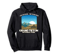 Grand Teton National Park Wpa Barn Hoodie - Aesthetic Graphic Men Women - T-Shirt, Sweatshirt, Hoodie