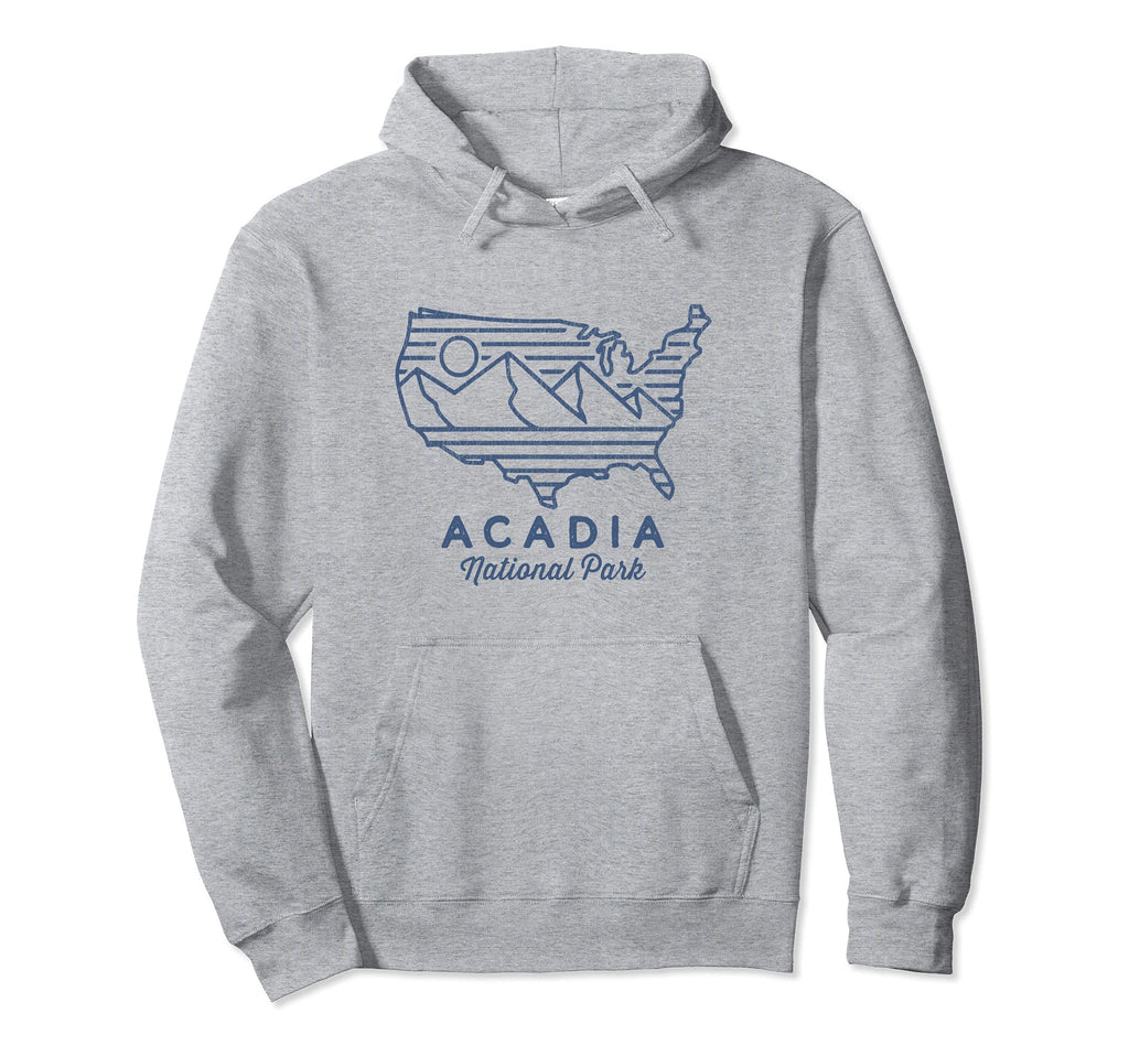 Acadia National Park Maine Hoodie - Fun Novelty Design for Adults - T-Shirt, Sweatshirt, Hoodie
