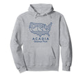Acadia National Park Maine Hoodie - Fun Novelty Design for Adults - T-Shirt, Sweatshirt, Hoodie