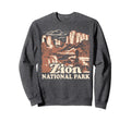 Zion National Park Distressed Sweatshirt - Streetwear Style Unisex - T-Shirt, Sweatshirt, Hoodie