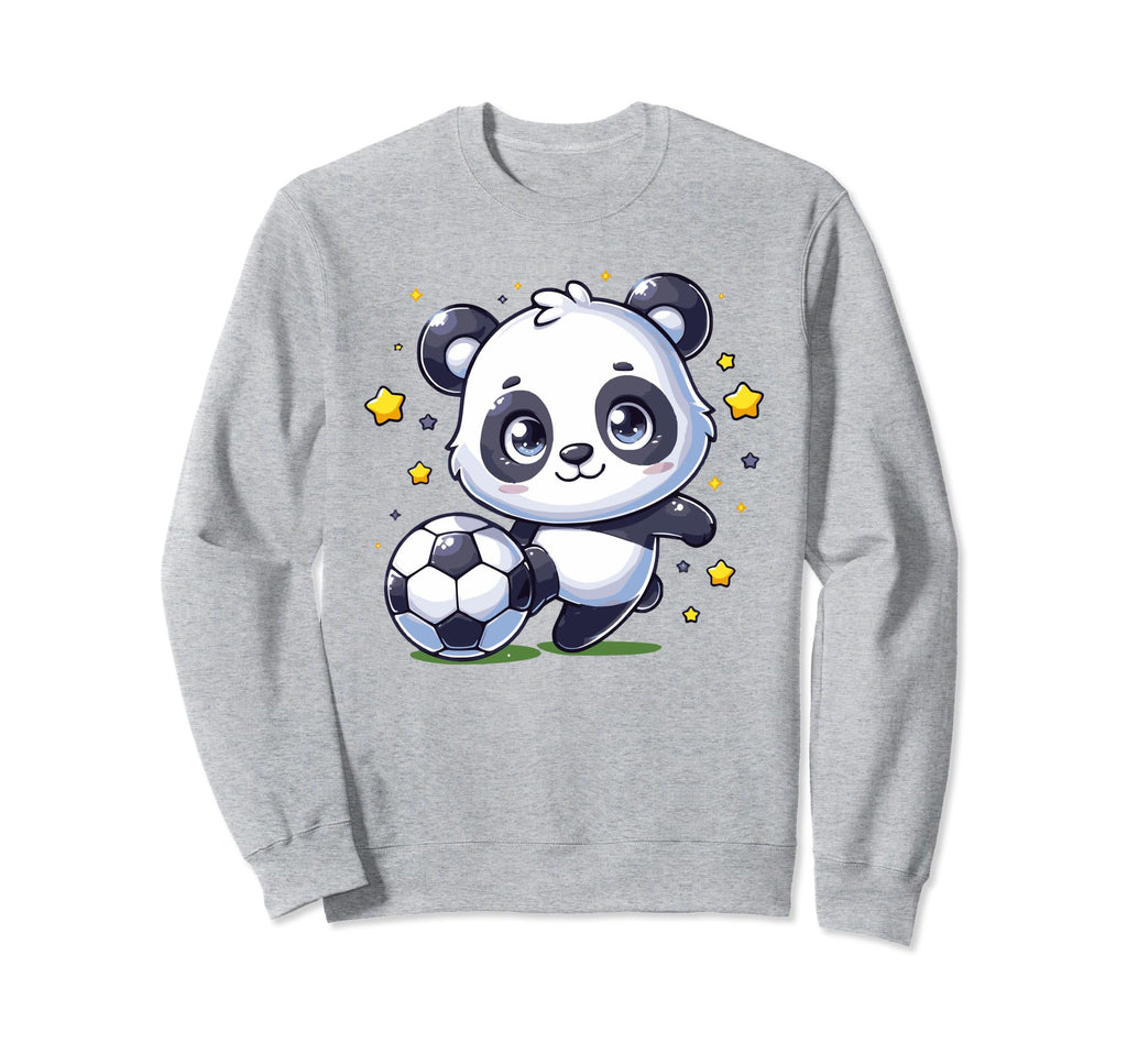 Panda Soccer Player Kicking Sweatshirt - Fun Novelty Design Men Women - T-Shirt, Sweatshirt, Hoodie