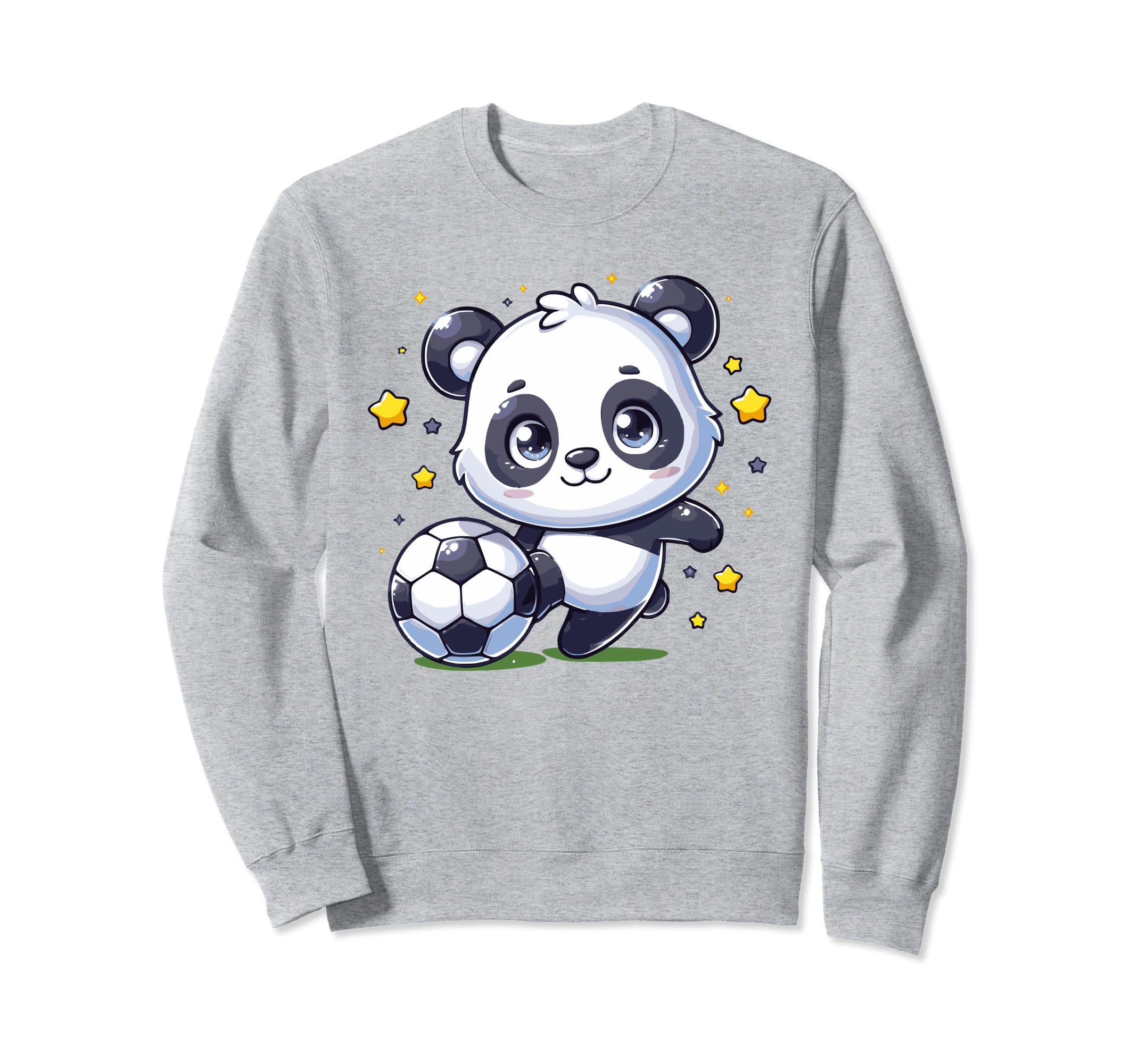 Panda Soccer Player Kicking Sweatshirt - Fun Novelty Design Men Women - T-Shirt, Sweatshirt, Hoodie