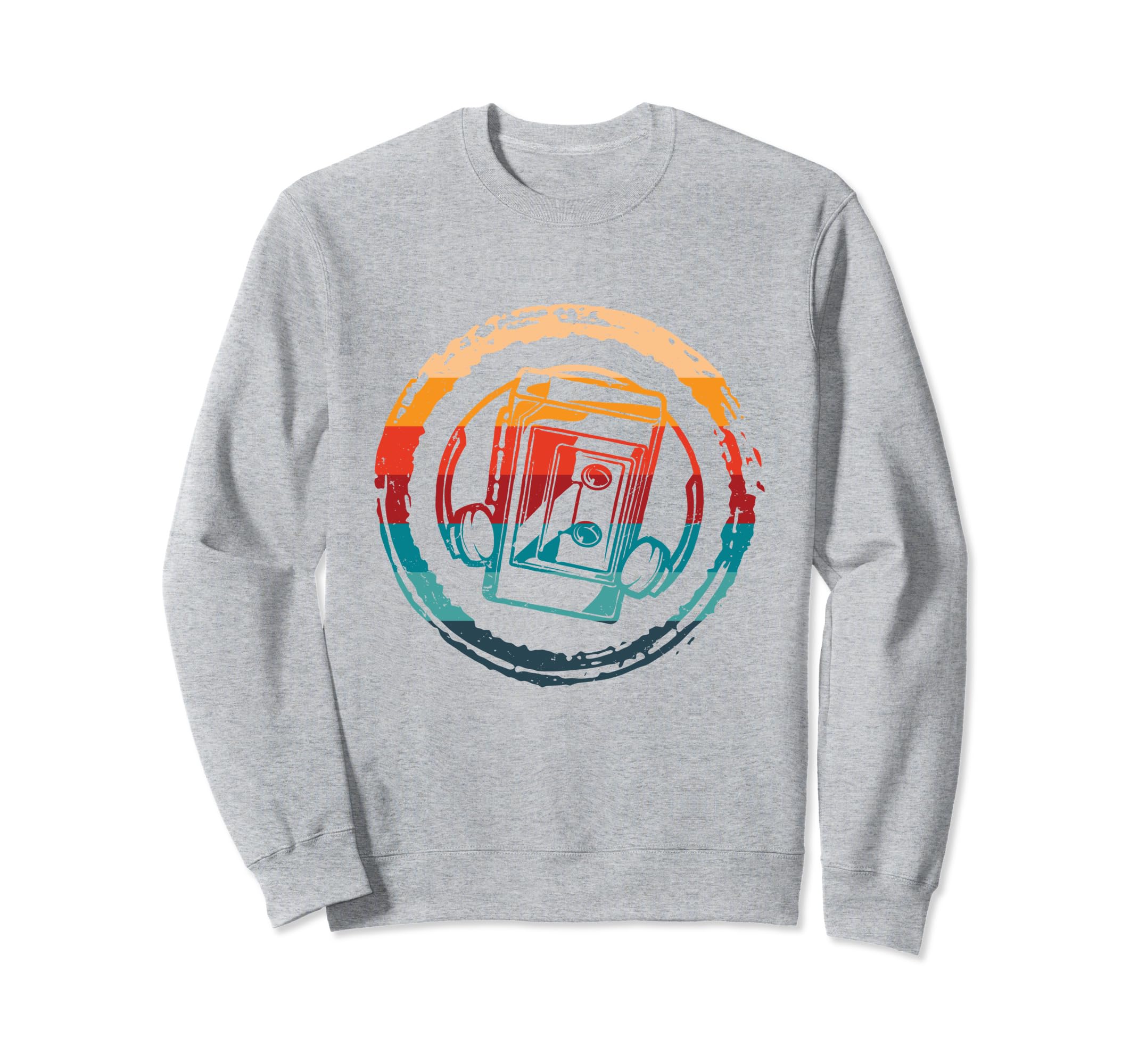 Portable Cassette Tape Player Sweatshirt - Minimalist Print Men Women - T-Shirt, Sweatshirt, Hoodie