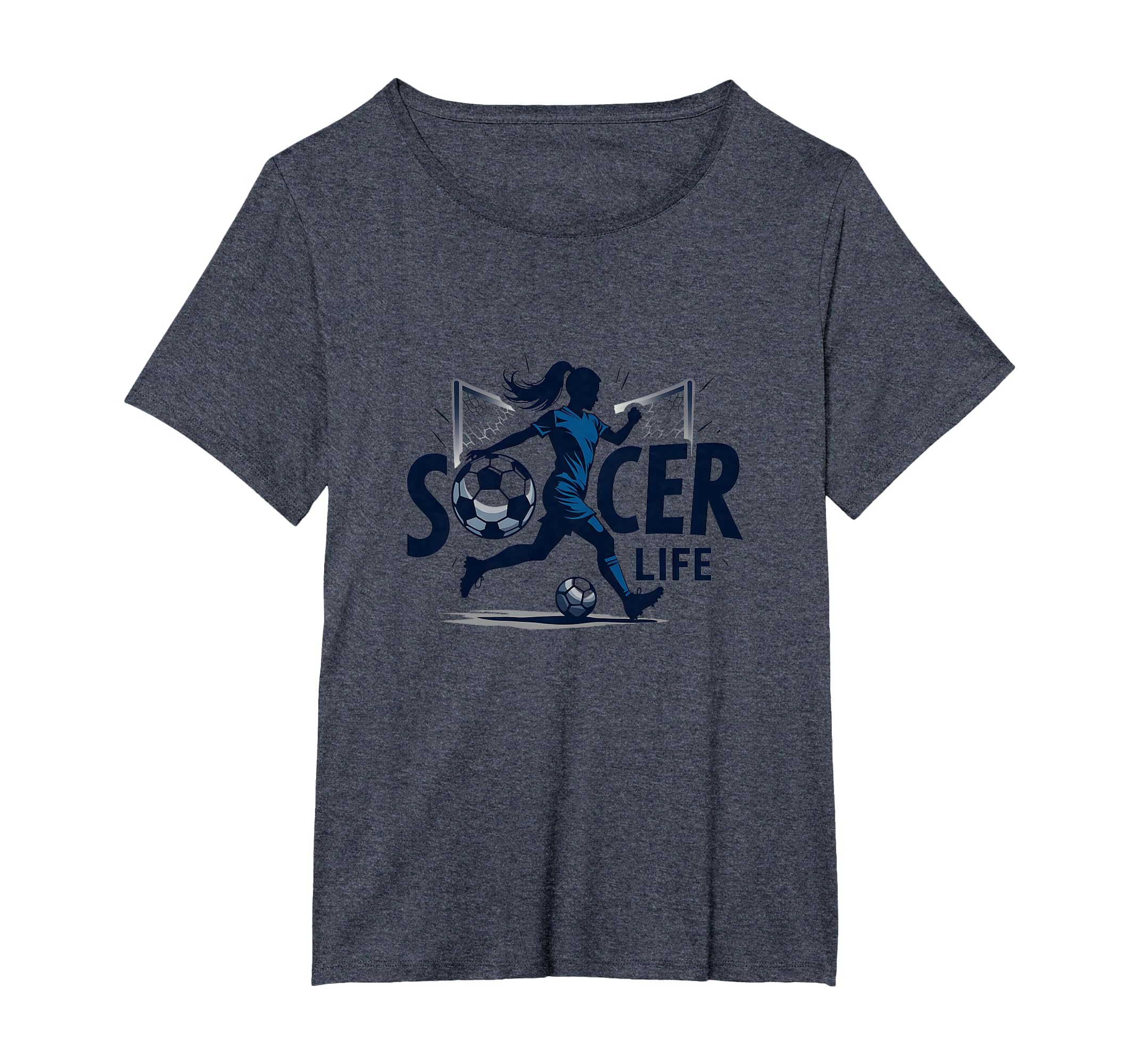 Soccer Is Life Womens Passion T-Shirt - Trendy Graphic for Adults - T-Shirt, Sweatshirt, Hoodie