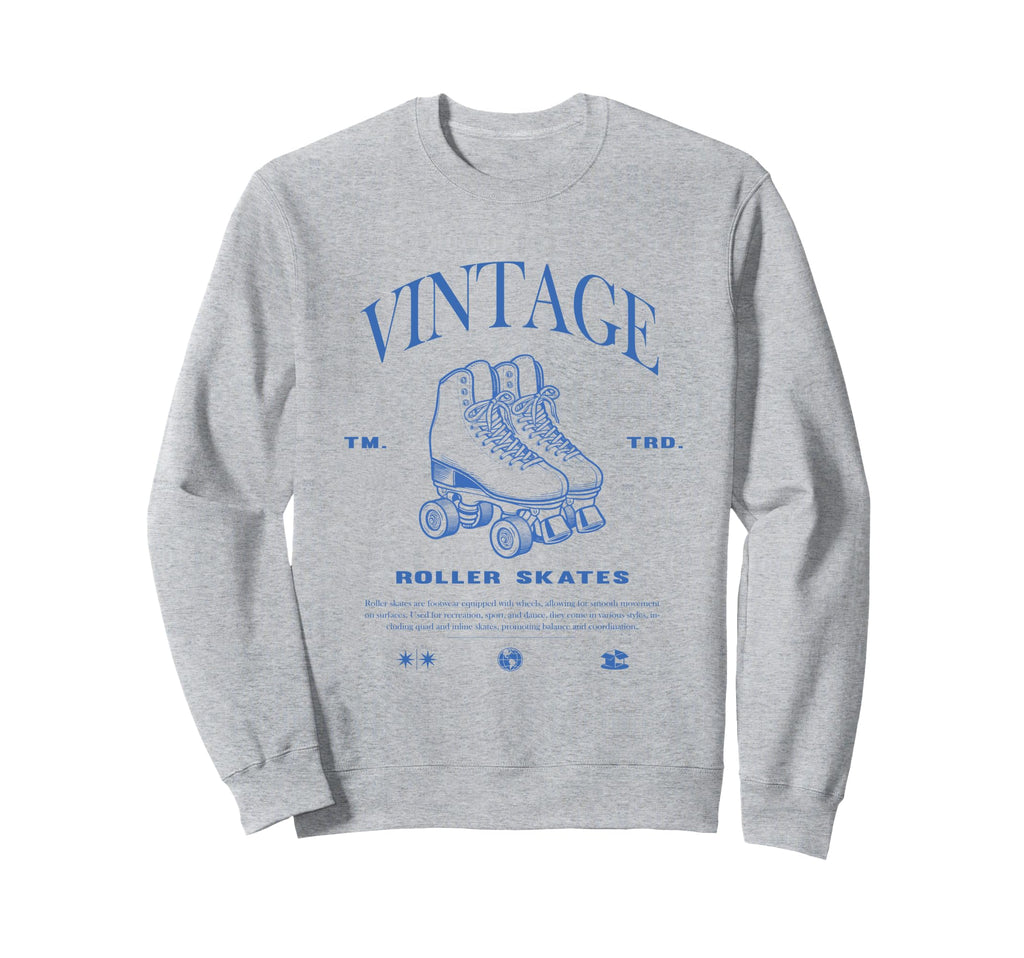 Roller Skates Sweatshirt - Casual Everyday Wear for Adults - T-Shirt, Sweatshirt, Hoodie