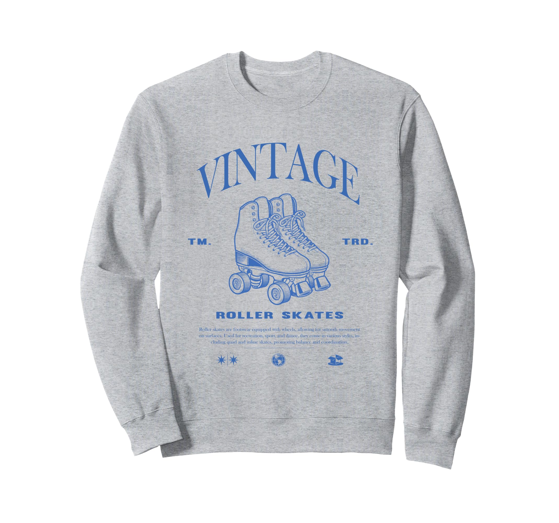 Roller Skates Sweatshirt - Casual Everyday Wear for Adults - T-Shirt, Sweatshirt, Hoodie