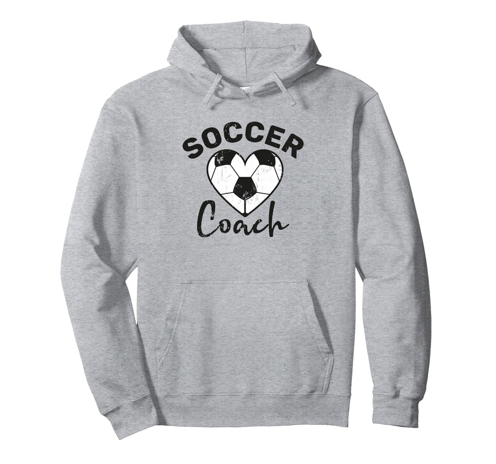 Funny Soccer Coach Hoodie - Minimalist Print Men Women - T-Shirt, Sweatshirt, Hoodie