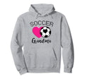 Soccer Grandma Love Heart Nana Granny Hoodie - Casual Everyday Wear Unisex - T-Shirt, Sweatshirt, Hoodie