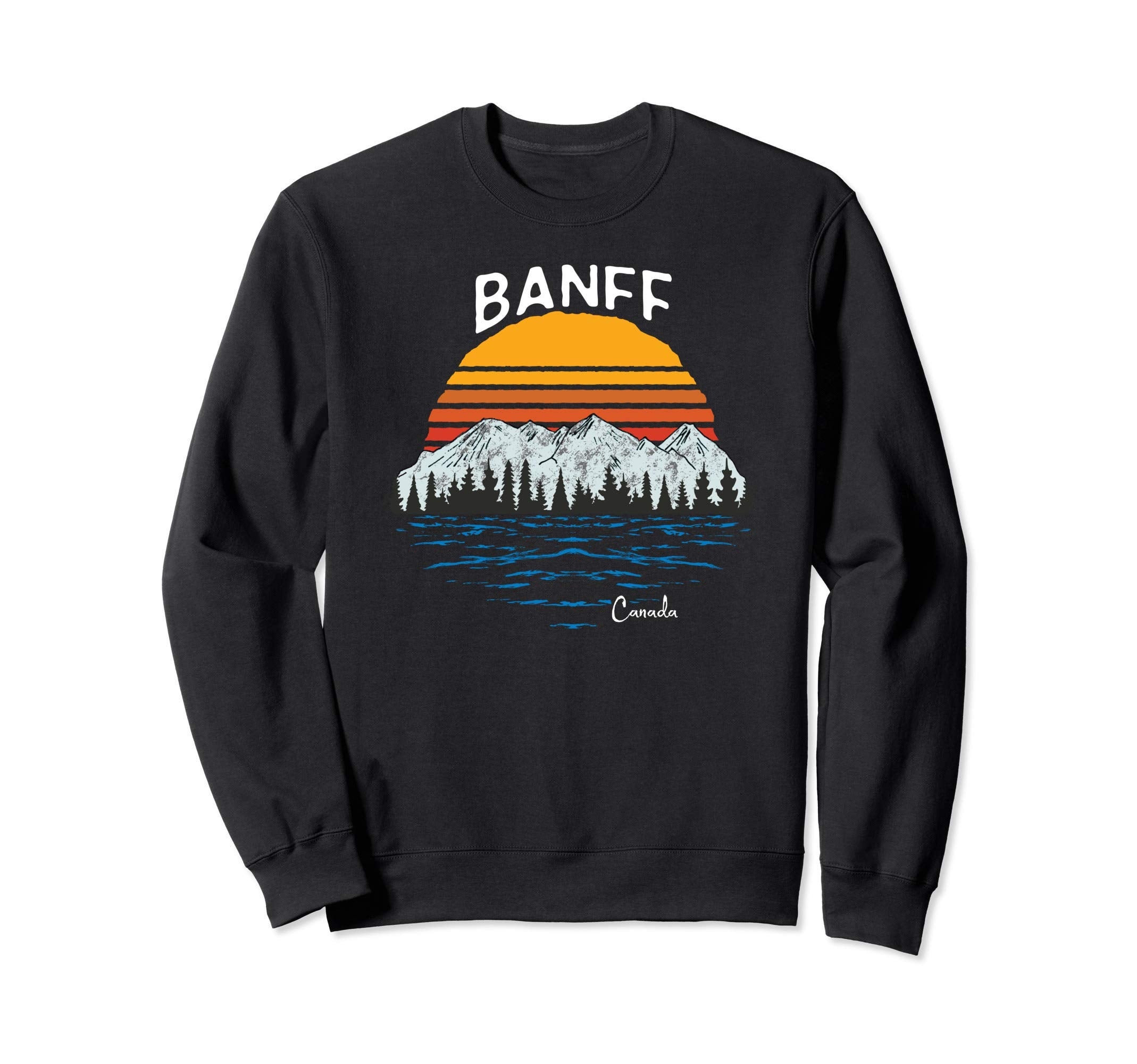 Banff Alberta Canada National Park Sweatshirt - Graphic Print Men Women - T-Shirt, Sweatshirt, Hoodie