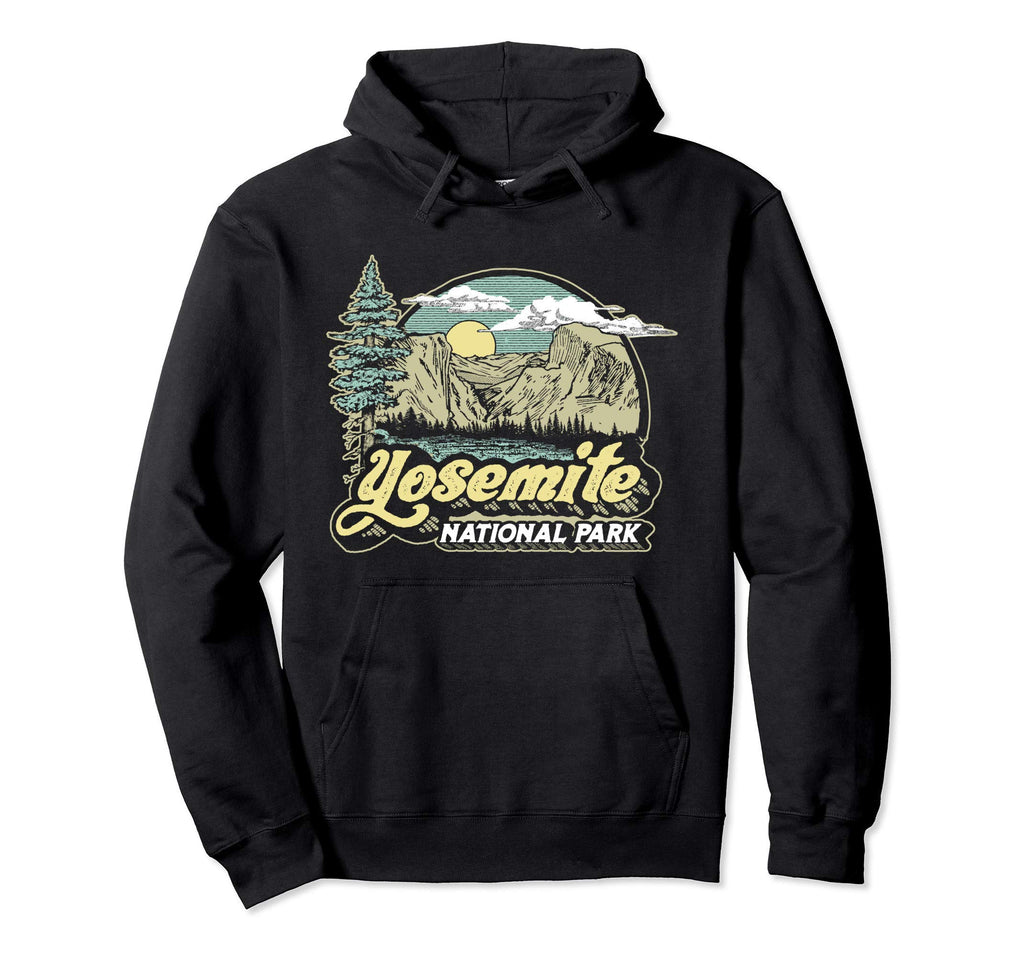 Yosemite National Park Eighties 80S Hoodie - Custom Art Print for Adults - T-Shirt, Sweatshirt, Hoodie