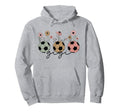 Soccer Gigi Grandma Wildflower Floral Hoodie - Unique Graphic for Adults - T-Shirt, Sweatshirt, Hoodie