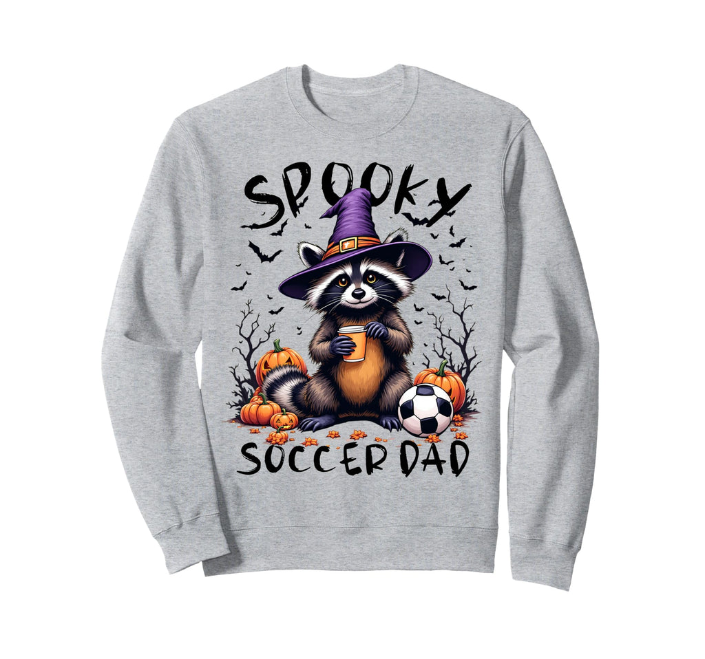 Halloween Soccer Dad Feral Soccer Sweatshirt - Casual Everyday Wear Unisex - T-Shirt, Sweatshirt, Hoodie