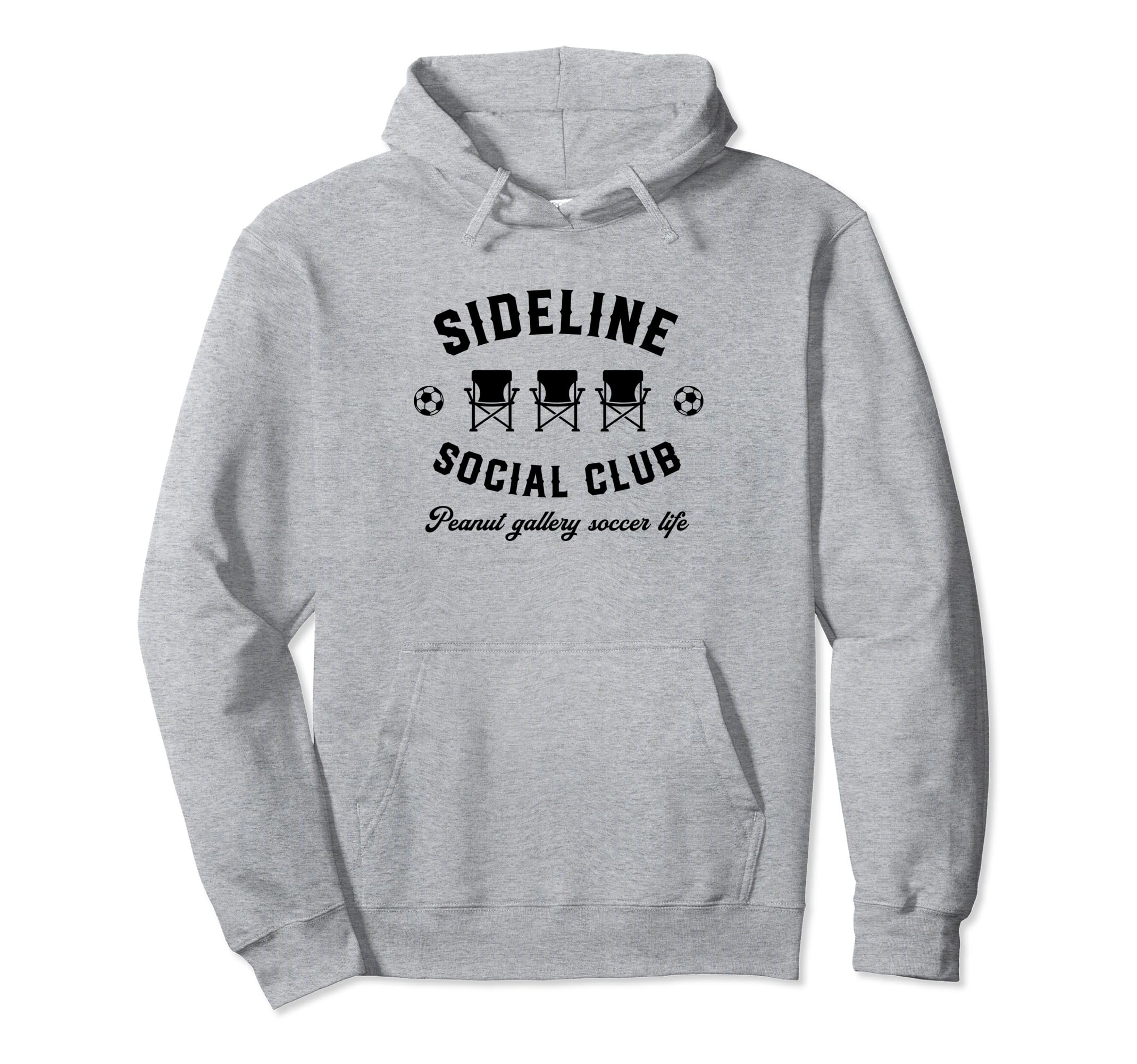 Sideline Social Club Peanut Gallery Hoodie - Minimalist Print Unisex - T-Shirt, Sweatshirt, Hoodie